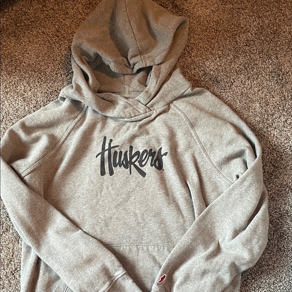 League Gray Women's Crew Neck Sweater